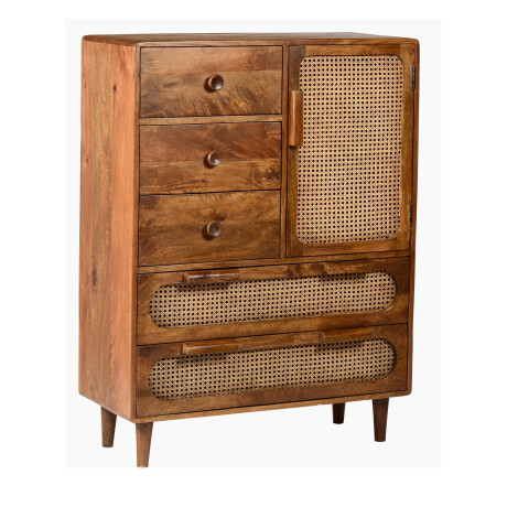 Brix Opbergkast 'Anna' Mangohout met webbing, 116 x 87cm