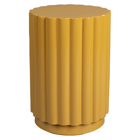 Dutchbone Bijzettafel/Kruk 'Camila' kleur Okergeel