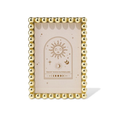 HEMA HEMA Sassy Me Fotolijst 10x15cm Bolletjes Goud (goud)