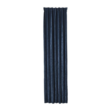 Gordijn chenille - blauw - 140x250 cm