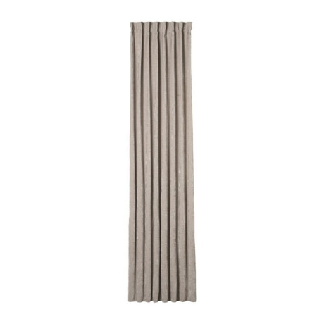 Gordijn chenille - beige - 140x250 cm