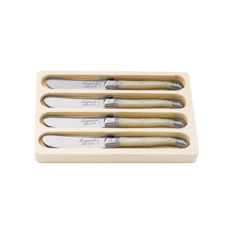 Laguiole Style de Vie Botermessen Parelmoer - 4 stuks
