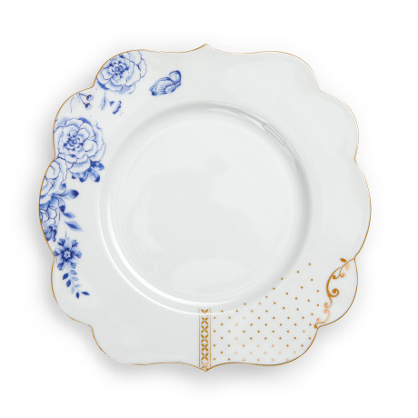 Pip Studio Royal White dinerbord (Ø23 cm)