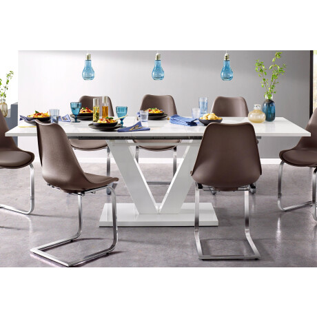 INOSIGN Eettafel Uittrekbaar Andy, TOPSELLER! met uittrekfunctie, 2 brede (140-180 cm of 180-220 cm)