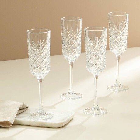 Pasabahce champagneglas Timeless (set van 4 )