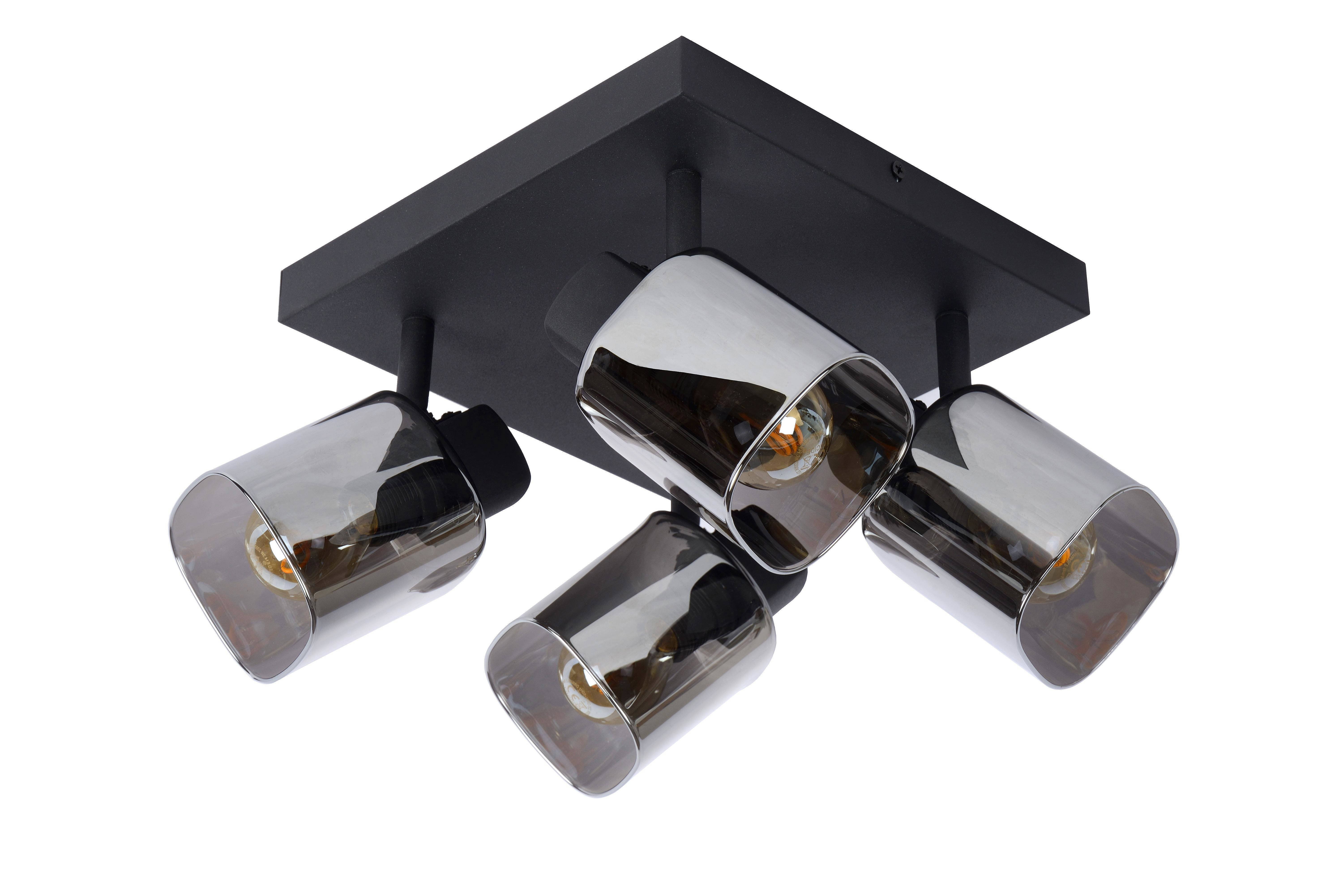 Lucide Lucide ALION - Plafondspot - 4xE14 - Zwart