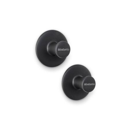 Brabantia ReNew Handdoekhaakjes - 2 stuks - Dark Grey