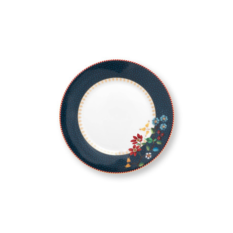 Pip Studio Berry Blues gebaksbord (Ø17 cm)