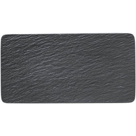 Villeroy & Boch Serveerschaal Manufacture Rock - Zwart - 35 x 18 cm