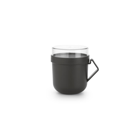 Brabantia Make & Take soepbeker - 0,6 l - Kunststof - Dark Grey