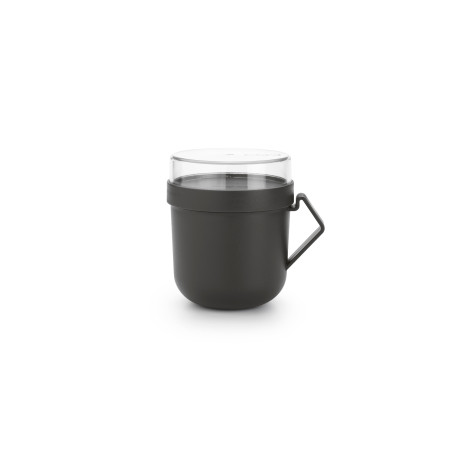 Brabantia Make & Take Make & Take soepbeker - 0,6 l - Kunststof - Dark Grey