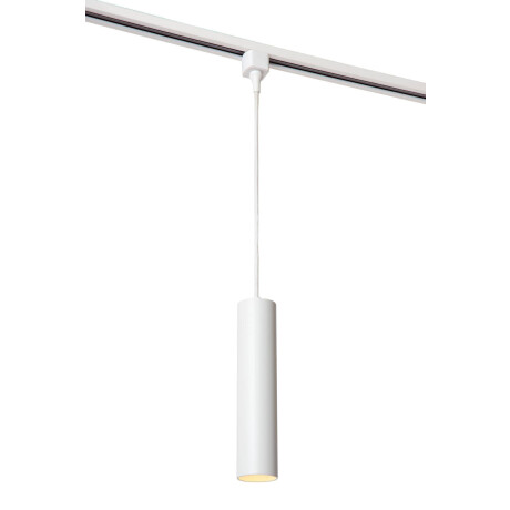 Lucide TRACK FLORIS Hanglamp - 1-fase Railsysteem / Railverlichting - 1xGU10 - Wit (Uitbreiding)