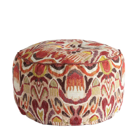 Sissy-Boy poef multicolour jacquard bloemen en hartjes