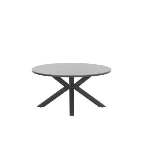 Garden Impressions Edison tafel Ø148 - grijs/ grijs teak