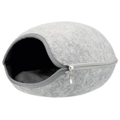 Trixie kattenmand Relax Iglo Luna Lichtgrijs 40X24X46 cm