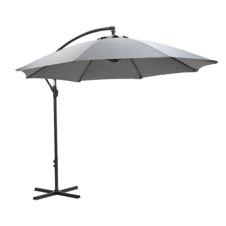 Garden Impressions Garden Impressions Athene parasol Ø300 - carbon black/ licht grijs