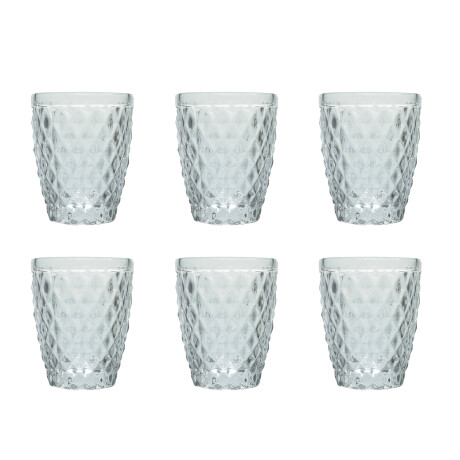 Medard de Noblat Diamond waterglas (220 ml) (set van 6)