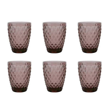 Medard de Noblat Diamond waterglas (220 ml) (set van 6)