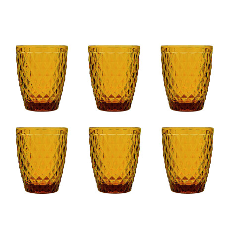 Medard de Noblat Diamond waterglas (220 ml) (set van 6)