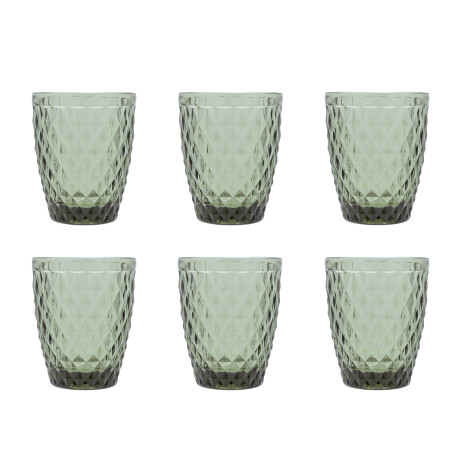 Medard de Noblat Diamond waterglas (220 ml) (set van 6)