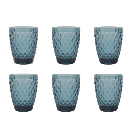 Medard de Noblat Diamond waterglas (220 ml) (set van 6)