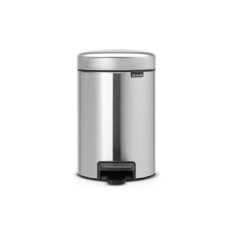 Brabantia NewIcon pedaalemmer 3L met kunststof binnenemmer - Matt Steel