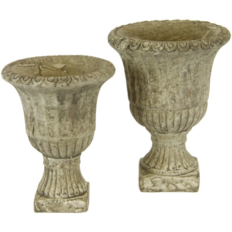 I.GE.A. Sierpot Antiek-betonbeker (set, 2 stuks)