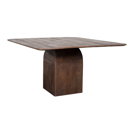 LABEL51 Vierkante Eettafel 'Ingo' Espresso Mangohout, 130 x 130cm