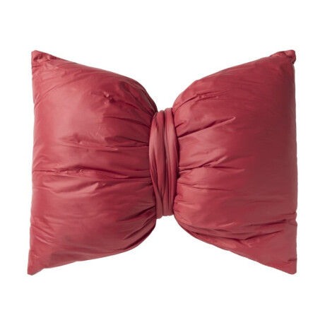 Kussen strik - rood - 40x35 cm