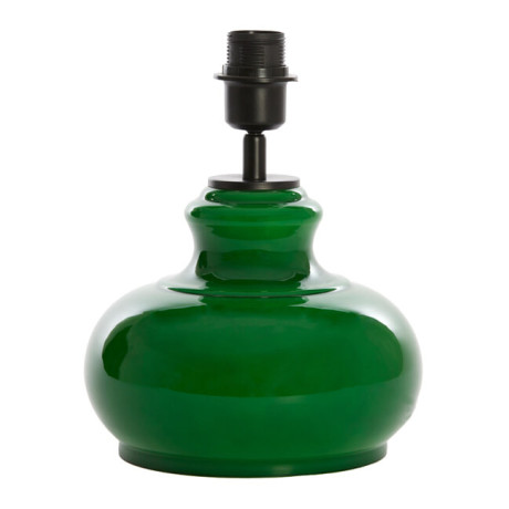 Light & Living Tafellamp 'Verde' Glas, 23cm hoog, kleur Groen (excl. kap)