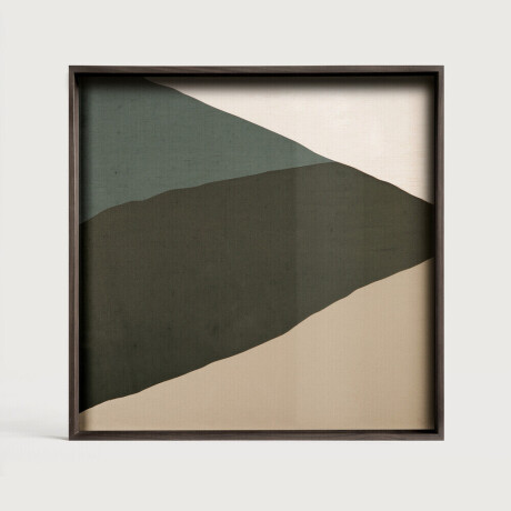 Ethnicraft Vierkant Dienblad 'Wabi Sabi' 38 x 38cm, kleur Blauw