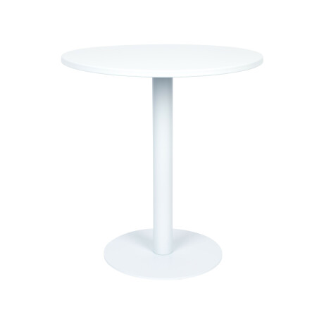 Zuiver Ronde Tuintafel 'Metsu' Staal, 70cm, kleur Wit