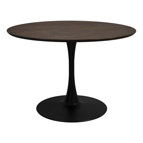 ZILT Ronde Eettafel 'Shandi' 110cm, kleur Bruin