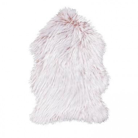 Vloerkleed Yeti - roze - 60x90 cm - Leen Bakker