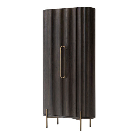 Richmond Opbergkast 'Luxor' Eiken, 190 x 90cm, kleur donkerbruin