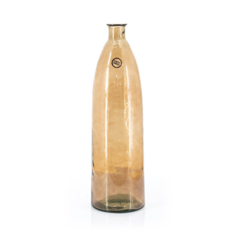 By-Boo Vaas 'Dali' Glas, 83cm, kleur Bruin