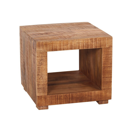 Artistiq Bijzettafel 'Aeden' Mangohout, 50 x 50cm