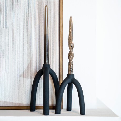 By-Boo Kaarshouder 'Twig' 16cm, kleur Zwart