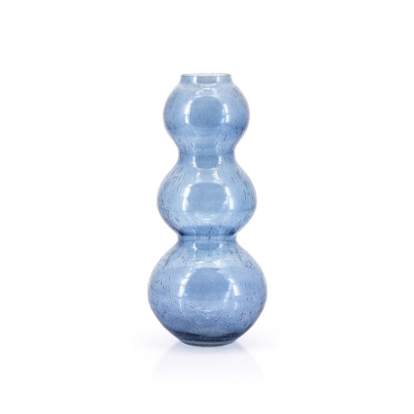 By-Boo Vaas 'Viva' 42cm, kleur Blauw