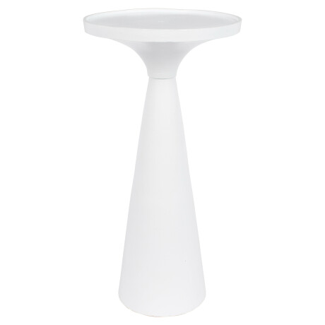 Zuiver Ronde Bijzettafel 'Floss' 28cm, kleur Wit