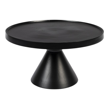 Zuiver Ronde Salontafel 'Floss' 60cm, kleur Zwart
