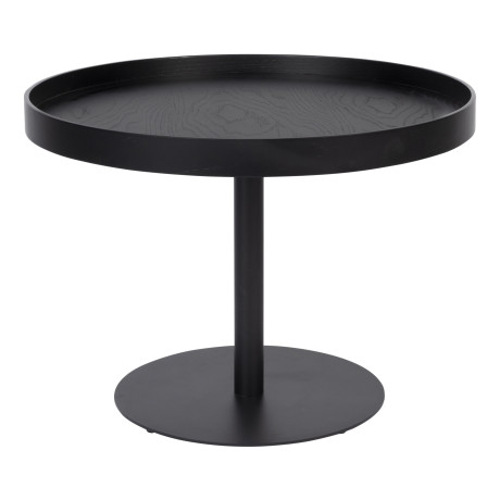 ZILT Ronde Bijzettafel 'Andreanna' 56cm, kleur Zwart