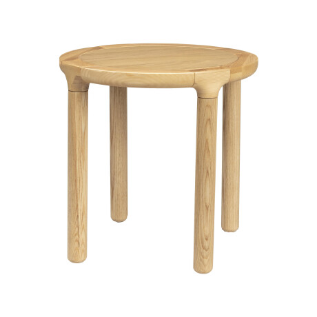 Zuiver Ronde Bijzettafel 'Storm' Eikenhout, 45cm, kleur Naturel