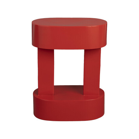 Dutchbone Bijzettafel 'Magenta' 36 x 20cm, kleur Rood