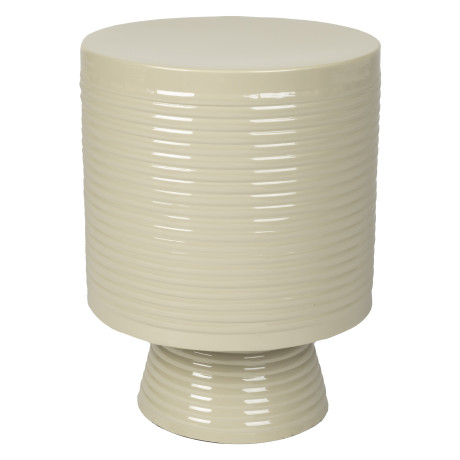 ZILT Bijzettafel 'Alexia' 35cm, kleur Ivory