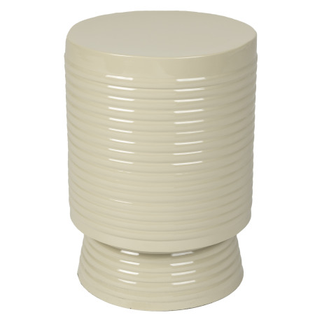 ZILT Bijzettafel 'Alexia' 25cm, kleur Ivory