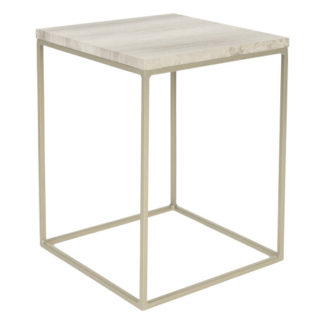 Zuiver Vierkante Bijzettafel 'Stray' Marmer, 35 x 35cm