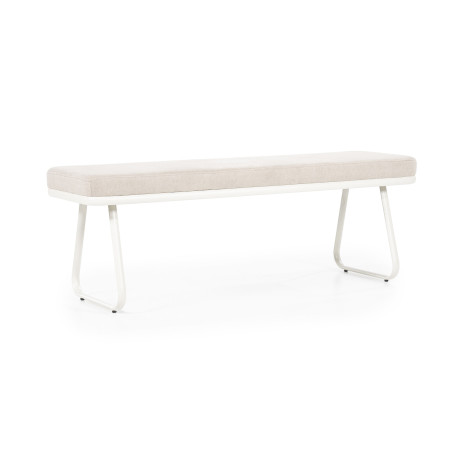 By-Boo Eetkamerbank 'Skola' 140cm, kleur Beige