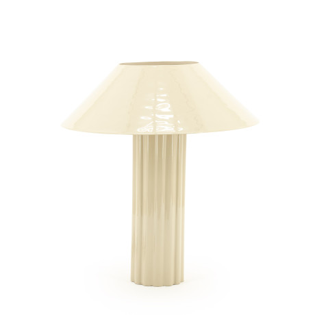 By-Boo Tafellamp 'Pallas' 44cm hoog, kleur Beige