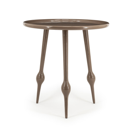 By-Boo Bijzettafel 'Birdy' 47cm, kleur Bruin